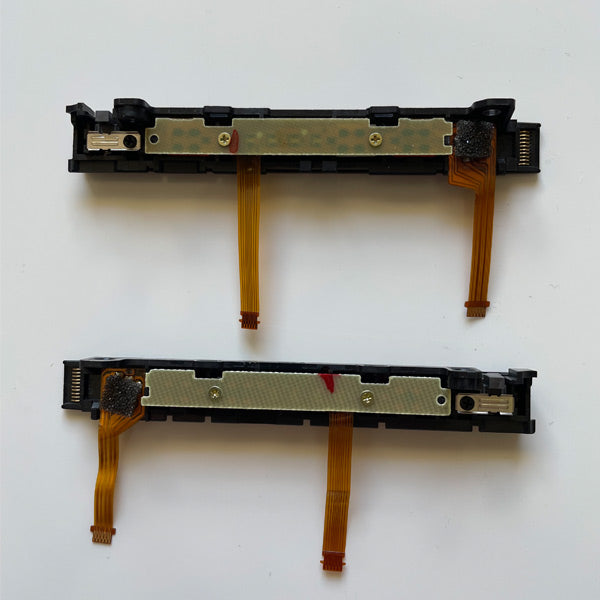 Left and Right Rail with Red Buttons for Nintendo Switch Joy-Con