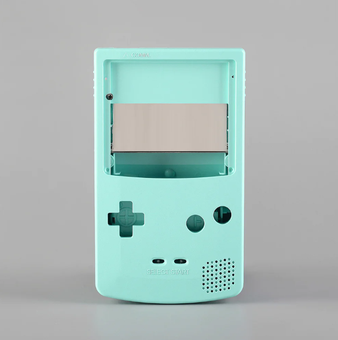 Game Boy Color Shell - Laminated Custom Shell Funnyplaying Baby green