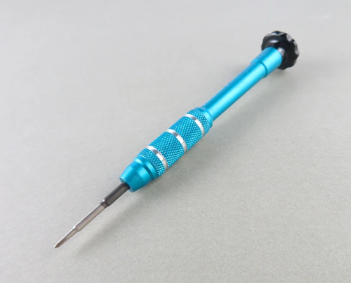 Tri-Wing triangle screwdriver set for Nintendo blue 1.5 x 25mm