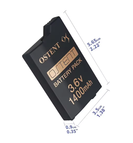 OSTENT Battery 1400mAh 3.6V for Sony PSP 2000/3000