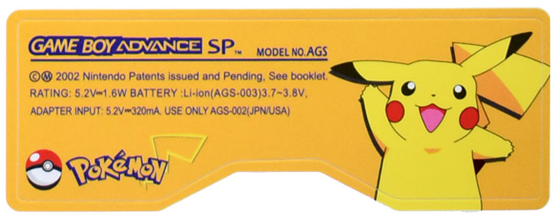Game Boy Advance SP Stickers