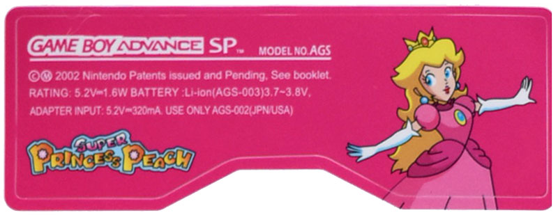 Game Boy Advance SP Stickers