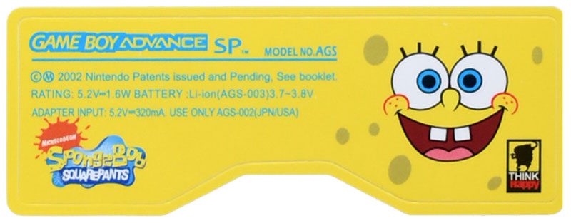 Game Boy Advance SP Stickers