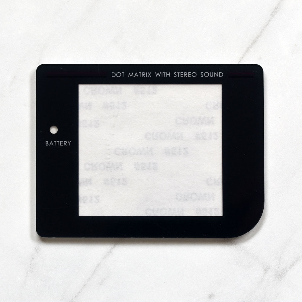 Game Boy DMG Screen Lens Black