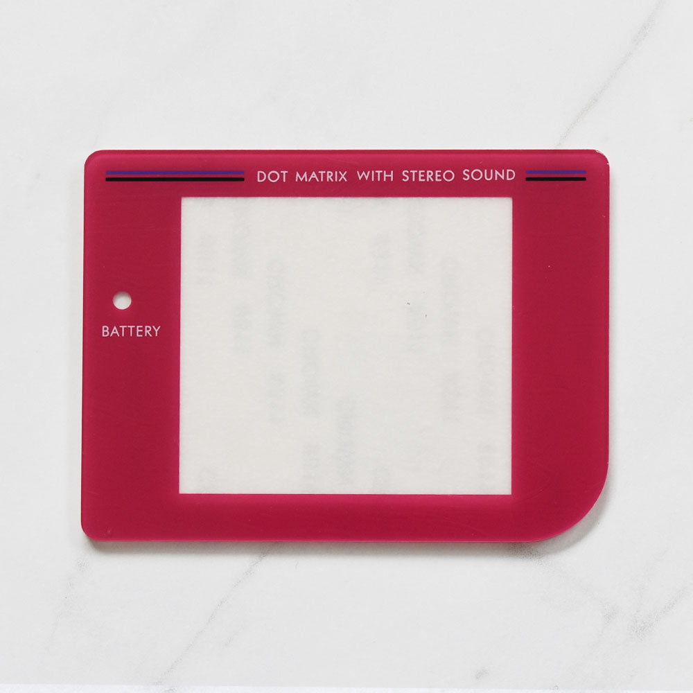 Game Boy DMG Screen Lens Red