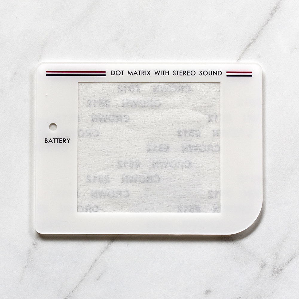 Game Boy DMG Screen Lens White