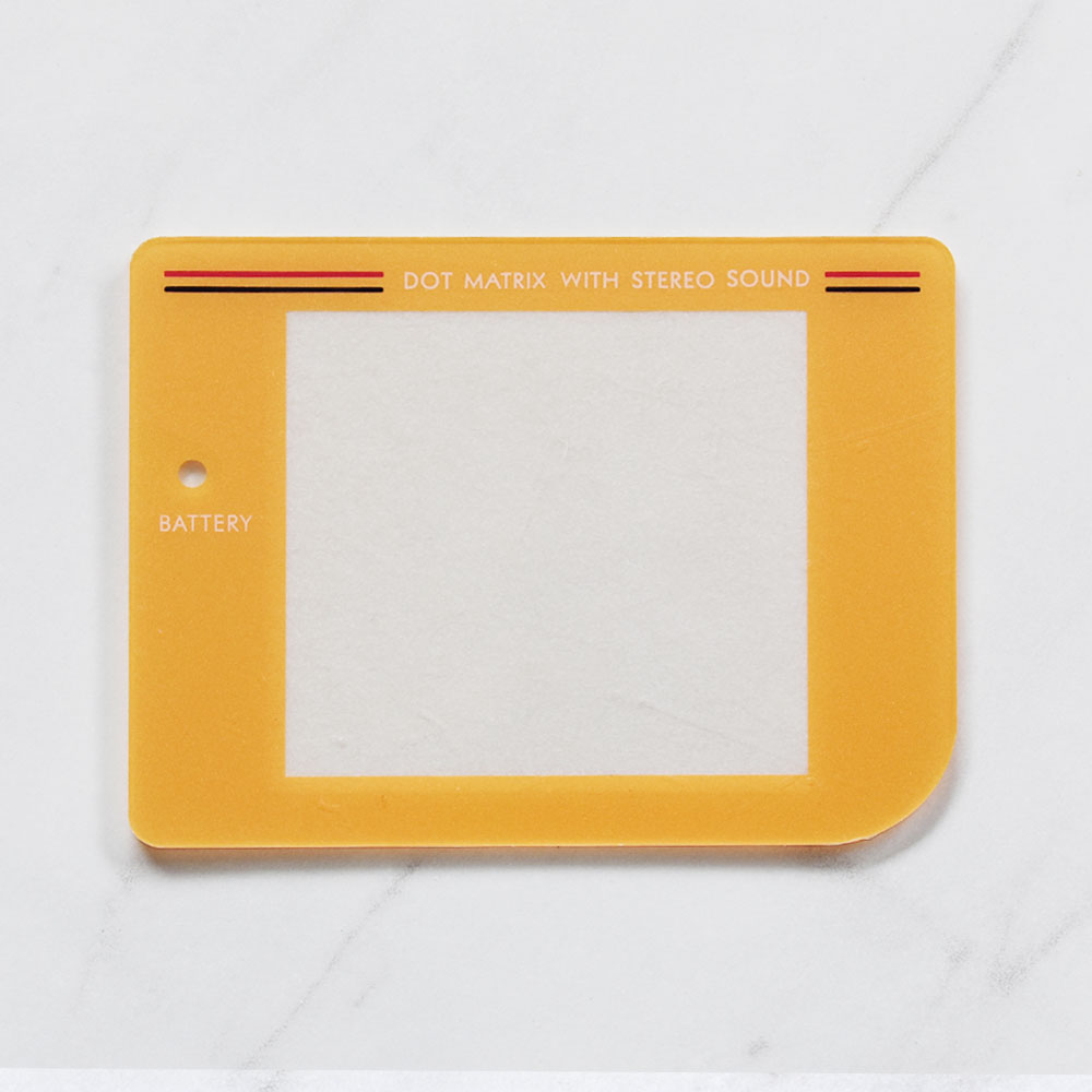 Game Boy DMG Screen Lens Yellow