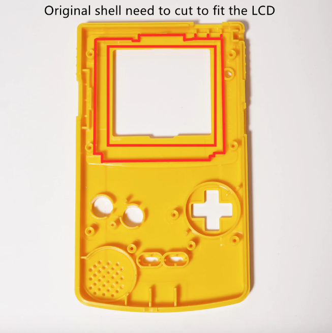 GAME BOY COLOR RETRO PIXEL 2.0 Q5 IPS LCD KIT WITH LAMINATED LENS - FUNNYPLAYING