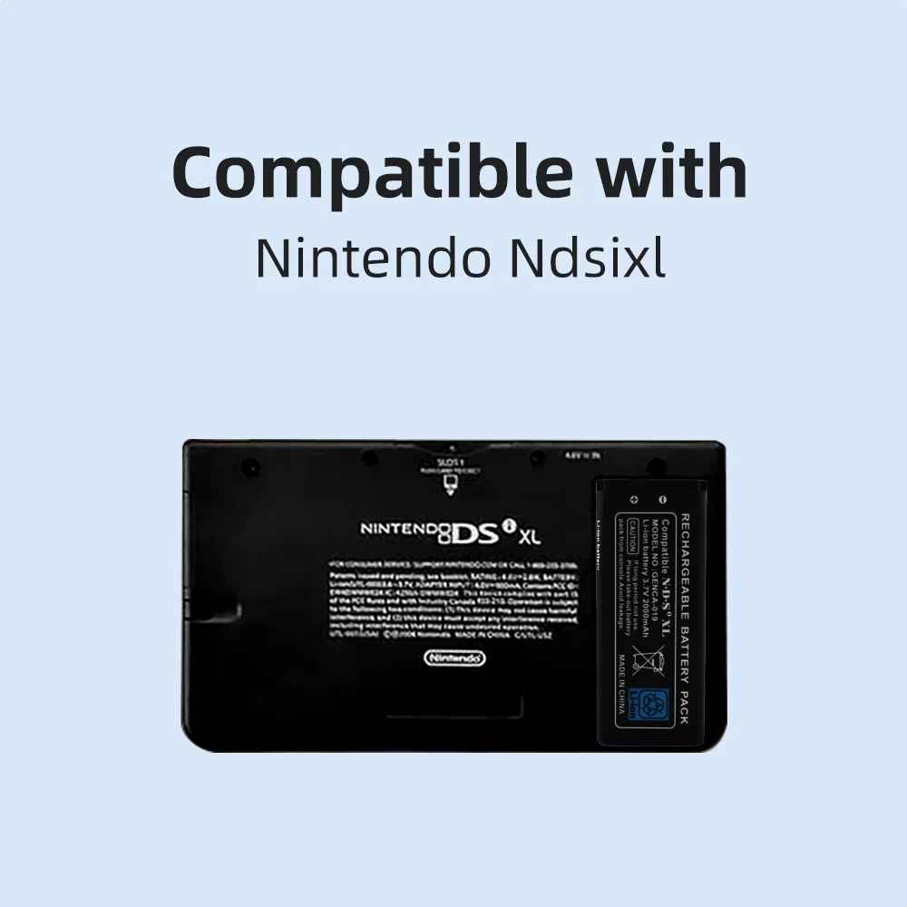 Nintendo NDSi XL Battery 2000mAh 3.7V TWL-003 Back picture