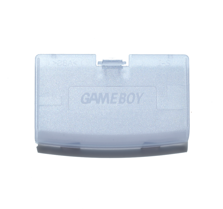 GBA Game Boy Advance Battery cover in Glacier Clear blue
