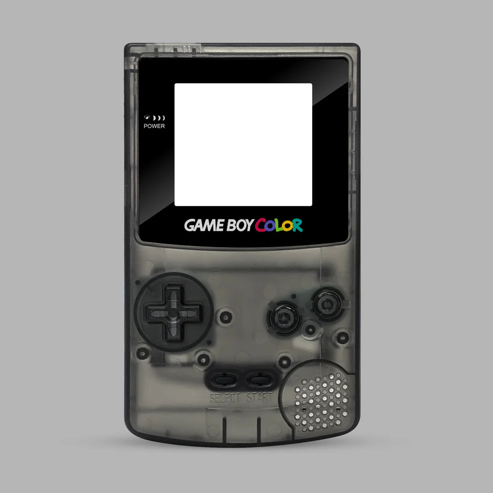 Replacement shell for Game Boy Color Black transparent
