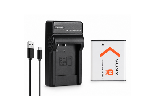 Sony NP-BN1 Replacement Battery (630mAh) &amp; Battery Charger Kit
