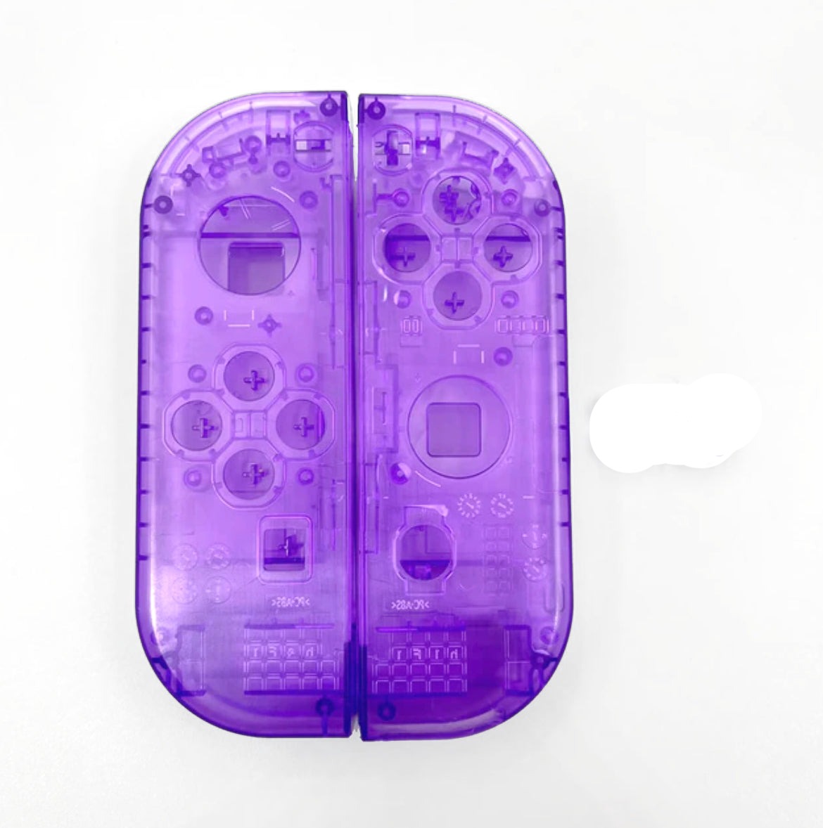 Housing Shell For Nintendo Switch Joy-Con - Transparent Purple – Bitme