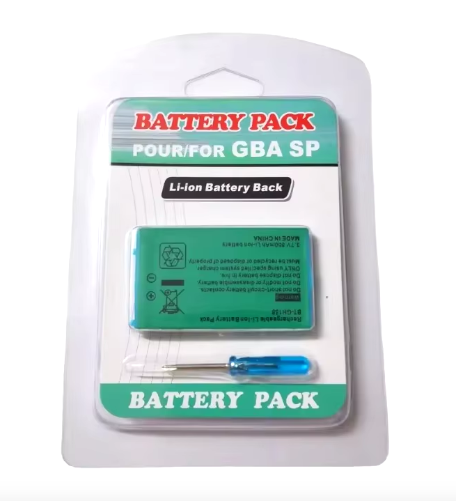 Gameboy Advance SP Battery 3.7V 850mAh Rechargeable