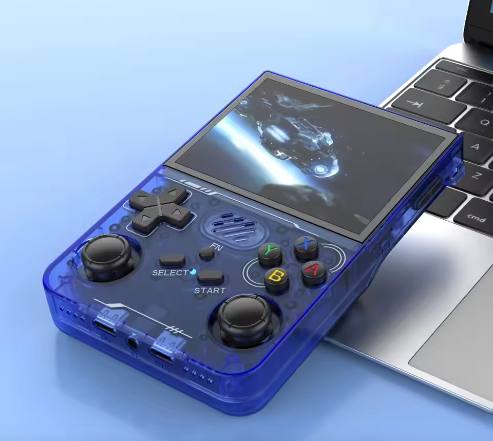 BOYHOM R36XX Retro Handheld Game Console Blue