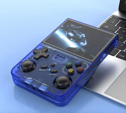 BOYHOM R36XX Retro Handheld Game Console Blue
