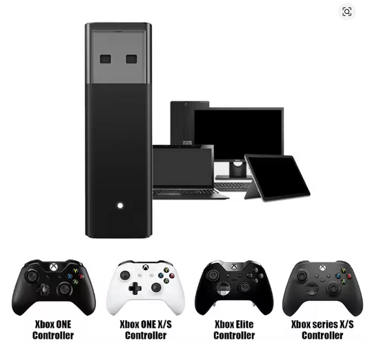 Xbox One PC Wireless Adapter for Windows 2nd Generation Bulk Packaging