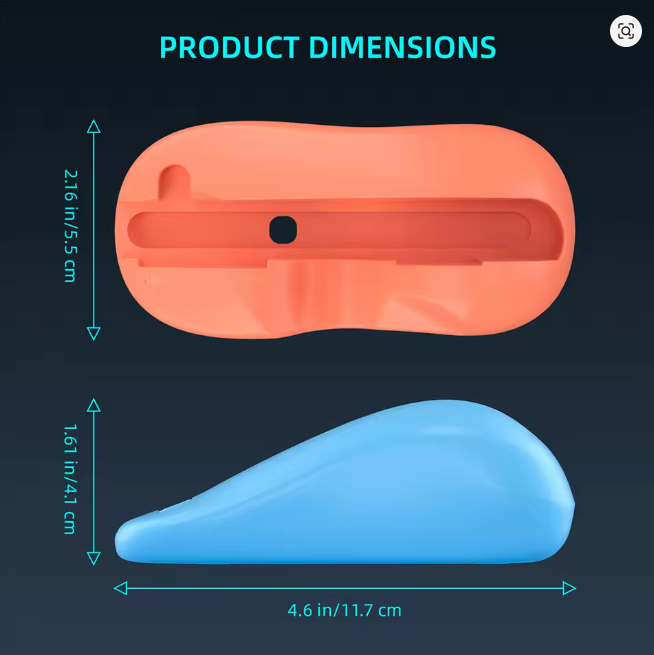 Nintendo Switch 2 Mouse Grip Blue 
