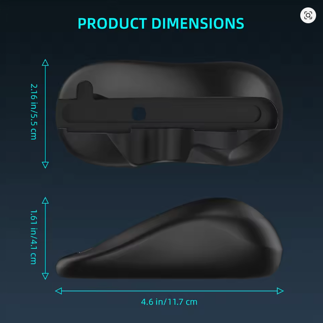 Nintendo Switch 2 Mouse Grip  Black