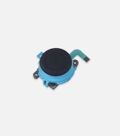 Nintendo Switch 2 Joystick Replacement  with blue base and black top on a white background