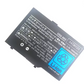 Rechargeable battery pack with warning labels on a white background