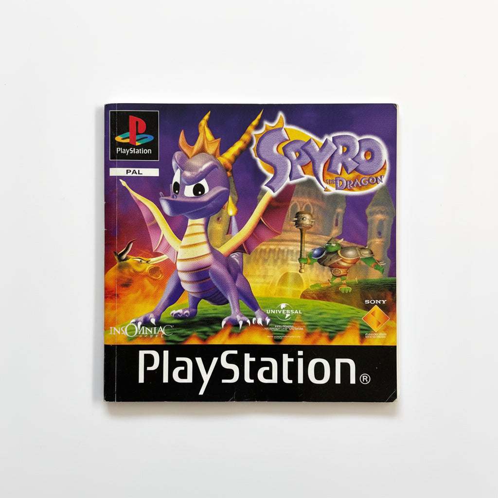 instruction manual fr Spyro the Dragon PS1 game