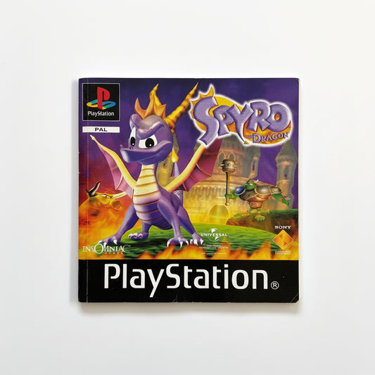 instruction manual fr Spyro the Dragon PS1 game