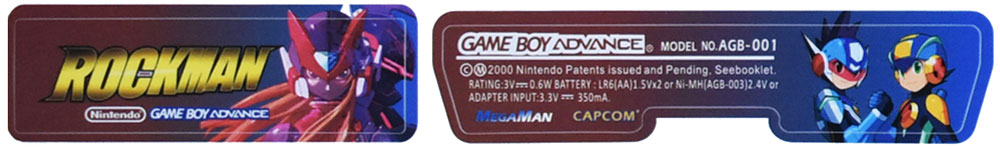 Game Boy Advance Stickers