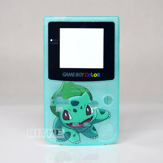 Game Boy Color Shell - Glow in the dark Pokemon Bulbasaur