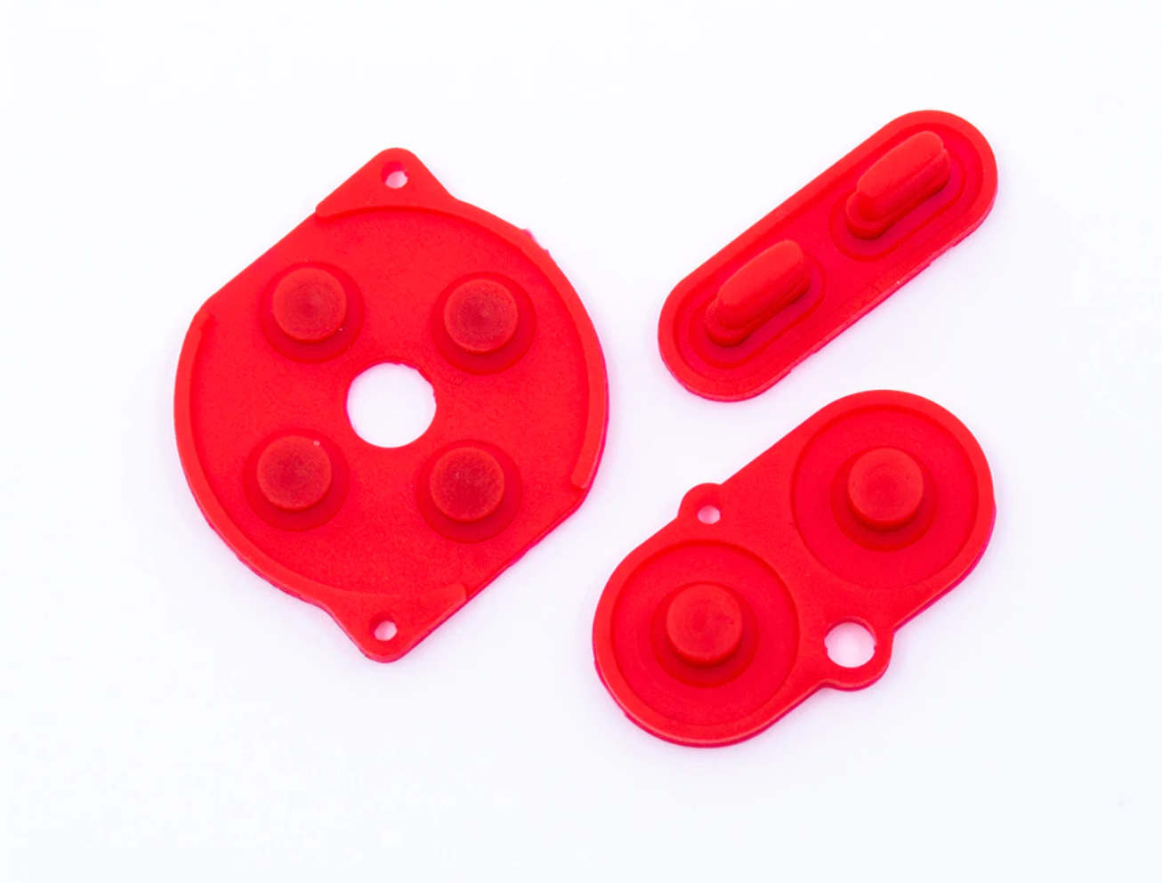 Silicone Pads For The Nintendo Game Boy Color Red