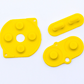 Yellow Silicone Pads For The Nintendo Game Boy Color