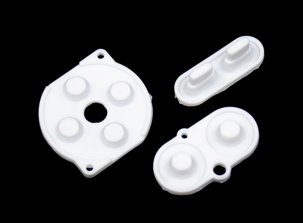 Silicone Pads For The Nintendo Game Boy Color White