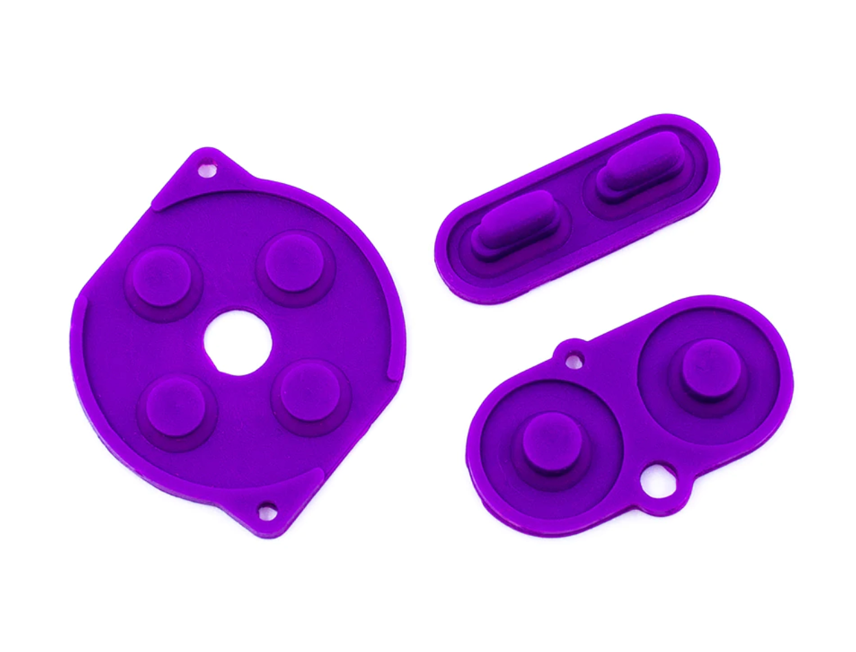 Silicone Pads For The Nintendo Game Boy Color Purple